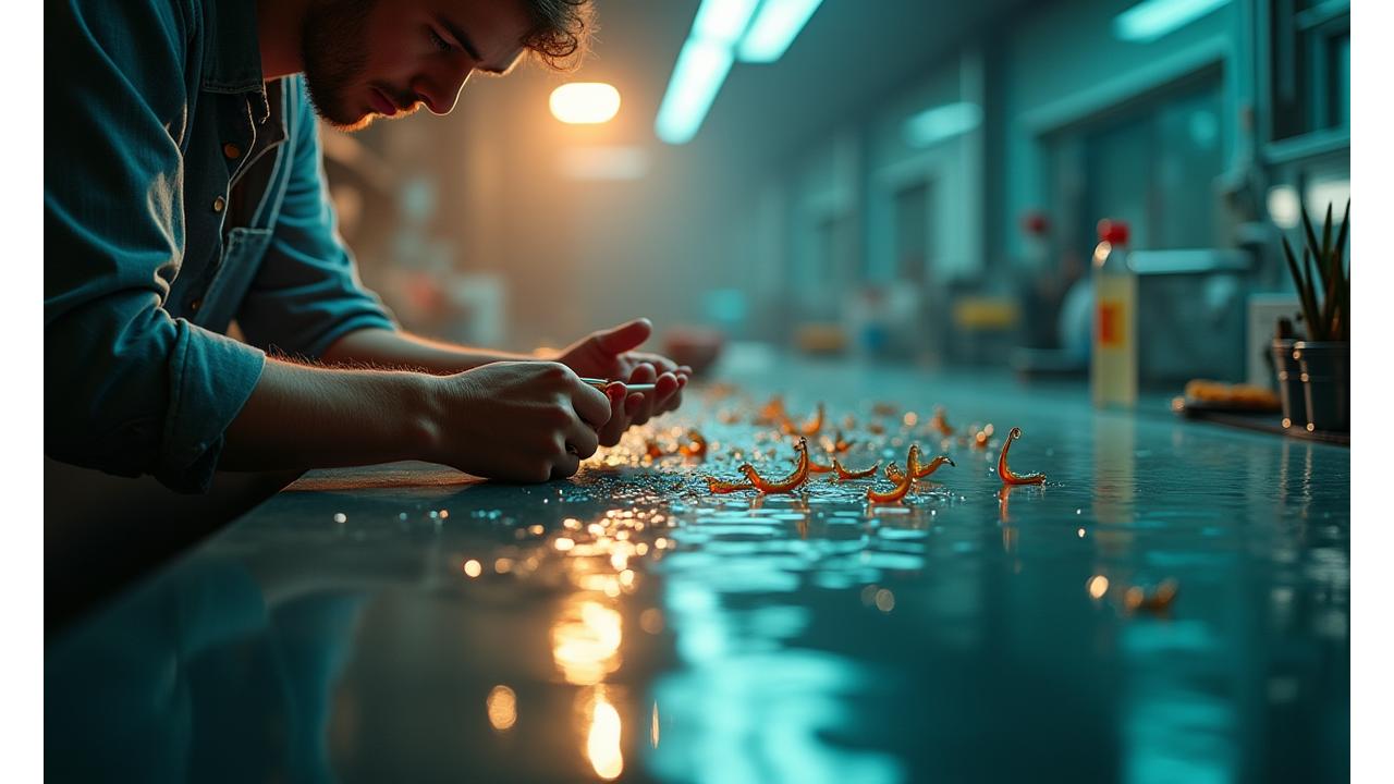 Timeline graphic showcasing Moorhen Lures' key milestones in sustainable fishing tackle innovation in Leicester