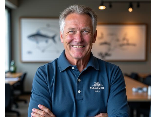 Moorhen Lures team member offering expert fishing advice with a confident, friendly smile